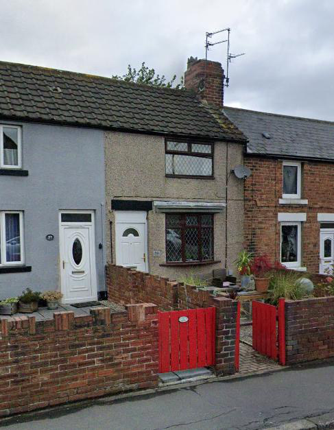A pair of terraced houses in Crook, County Durham